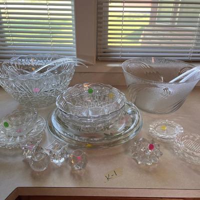 Sale Photo Thumbnail #189: Punch Bowl, Salad bowl, and more
