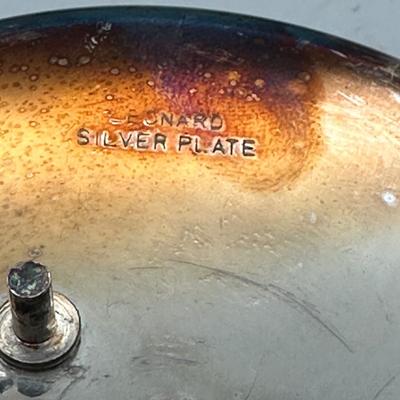 Vintage Silver-Plate Wheelbarrow Condiment Server