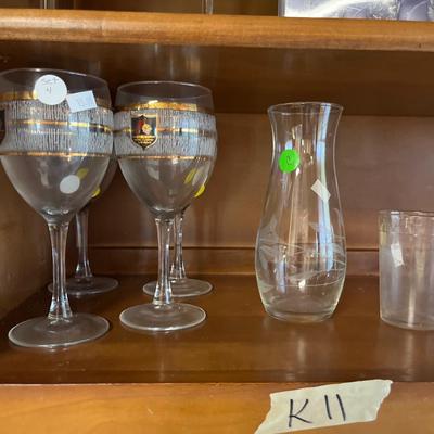 Sale Photo Thumbnail #201: Wine Glasses