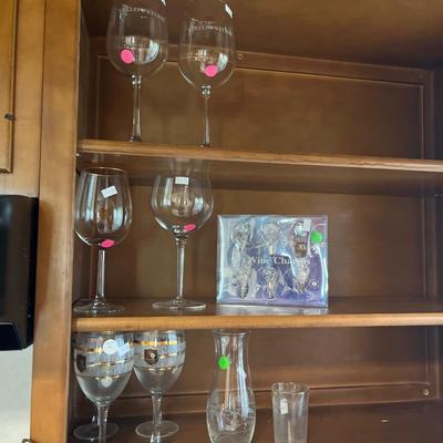 Sale Photo Thumbnail #200: Wine Glasses