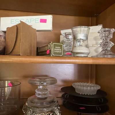 Sale Photo Thumbnail #224: Lot of Candles and holders and more.