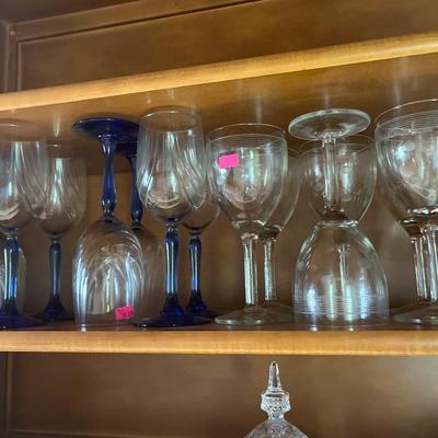 Sale Photo Thumbnail #229: Glassware and Pitchers.