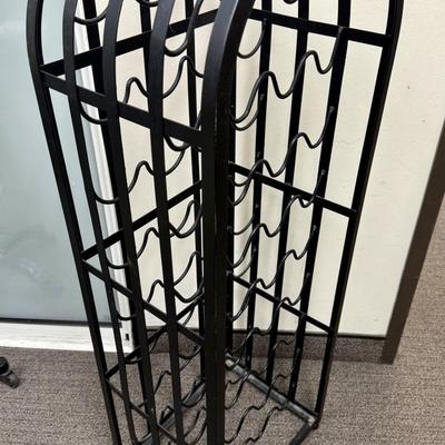 Wrought Iron Wine Rack