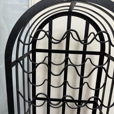 Wrought Iron Wine Rack