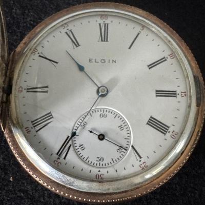 Elgin Sterling Silver .925 Pocket Watch
