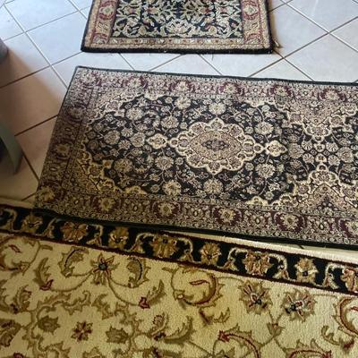 Sale Photo Thumbnail #261: Three Rugs and under rug Grip.