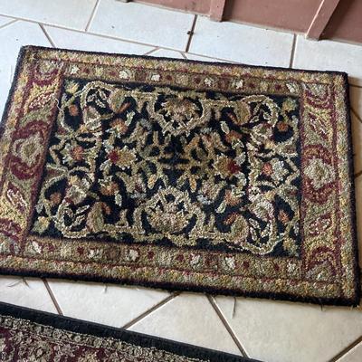 Sale Photo Thumbnail #262: Three Rugs and under rug Grip.