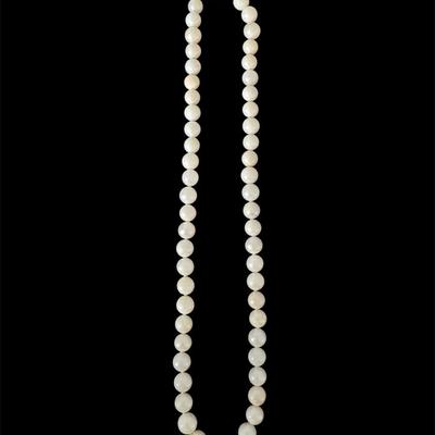 Pearl Necklace With 14kt White Gold Clasp