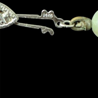 Pearl Necklace With 14kt White Gold Clasp