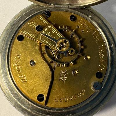 ELGIN National Sidewinder pocket watch