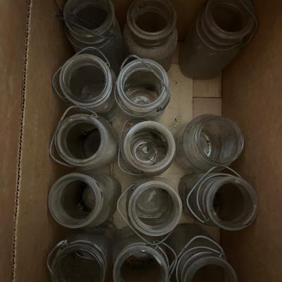 Sale Photo Thumbnail #290: Vintage canning and misc jars
