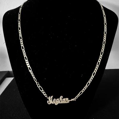 Sterling Silver .925 Necklace “Meghan”