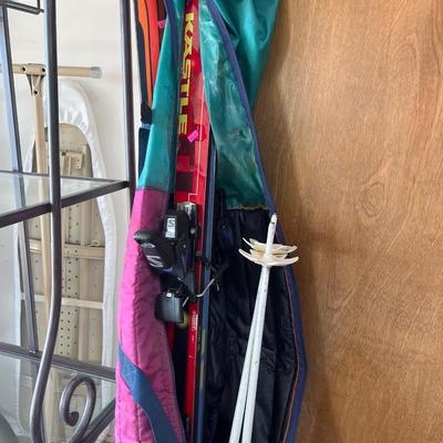 Sale Photo Thumbnail #296: Two pair of skis with Poles