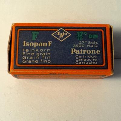 AGFA ISOPAN F film Nov. 1946 WW2 US Soldier purchase