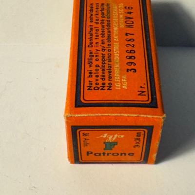 AGFA ISOPAN F film Nov. 1946 WW2 US Soldier purchase