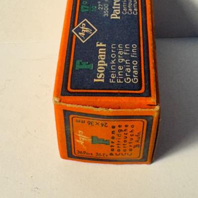 AGFA ISOPAN F film Nov. 1946 WW2 US Soldier purchase