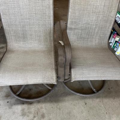 Sale Photo Thumbnail #344: Two outdoor chairs rock and Swivel
