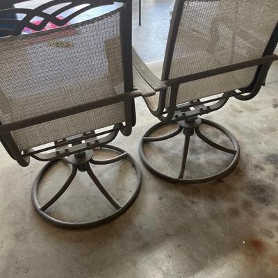 Sale Photo Thumbnail #346: Two outdoor chairs rock and Swivel