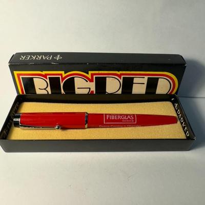Parker "Big Red" with side advertising Owens Corning Fiberglas - New in Box