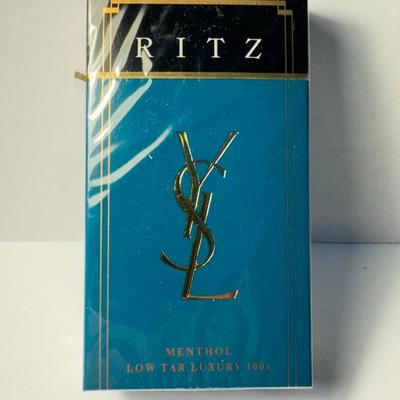 IVES SAINT LAURENT 6 packs - YSL Ives Saint Laurent Ritz unopened pack of cigarettes - Plus carton
