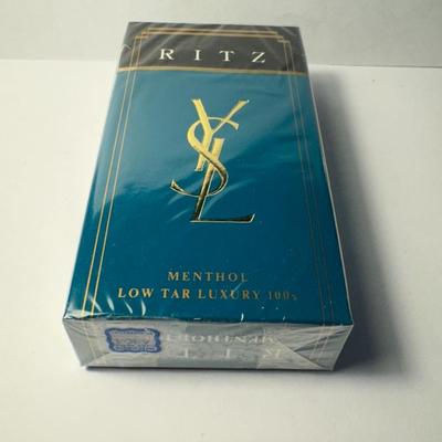 IVES SAINT LAURENT 6 packs - YSL Ives Saint Laurent Ritz unopened pack of cigarettes - Plus carton