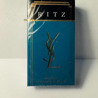 IVES SAINT LAURENT 6 packs - YSL Ives Saint Laurent Ritz unopened pack of cigarettes - Plus carton