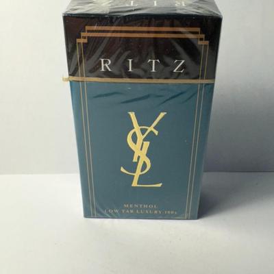 IVES SAINT LAURENT 6 packs - YSL Ives Saint Laurent Ritz unopened pack of cigarettes - Plus carton
