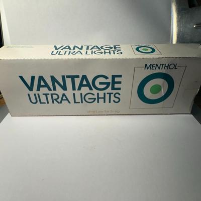 7 packs of vintage unopened 1980's Vantage ultra lights
