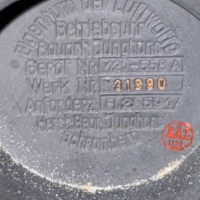 LUFTWAFFE BETRIEBSUHR German torpedo clock - Also known as Stationsuhr or Funkerunr clocks
