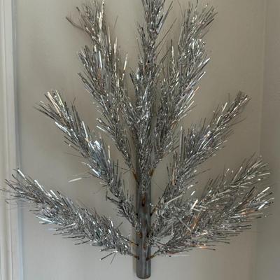 Aluminum hanging Christmas Tree - Complete with box and sleeves