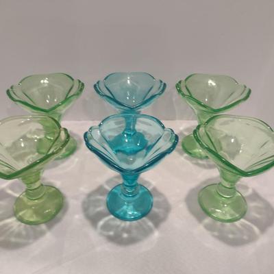 Collection of Rastal Ice Cream/Parfait Glasses- Set of Six