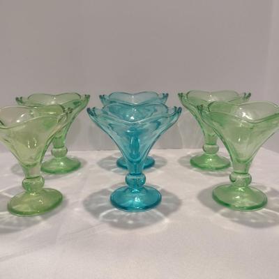 Collection of Rastal Ice Cream/Parfait Glasses- Set of Six