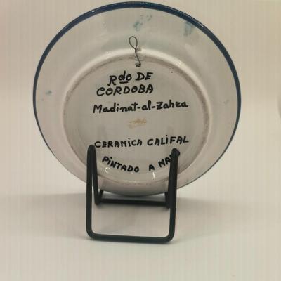 Vintage hand-painted plate