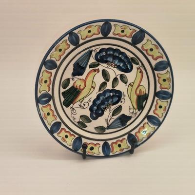 Vintage hand-painted plate