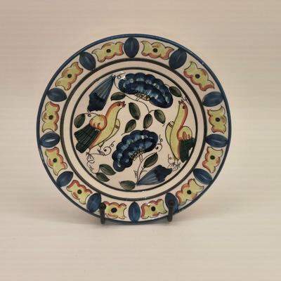 Vintage hand-painted plate