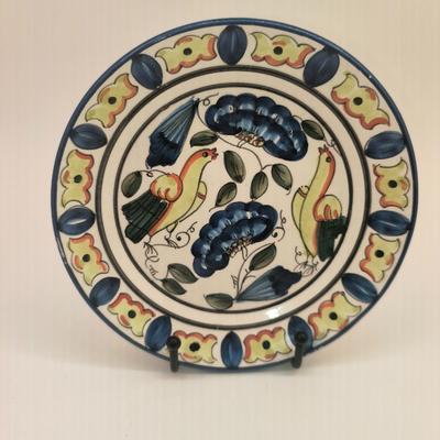Vintage hand-painted plate