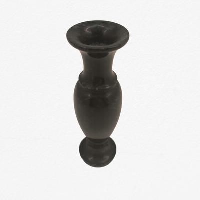 Black stone vase