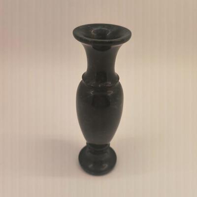 Black stone vase