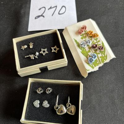 Pierced Earring Lot