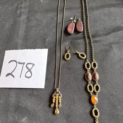 Necklace and Earring Lot