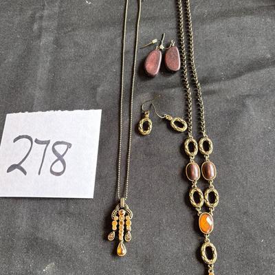 Necklace and Earring Lot