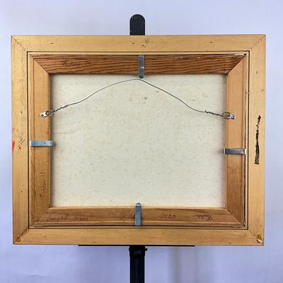 Sale Photo Thumbnail #345: Frame measure: 20" high x 24" wide
Art measures: 16" high x 20" wide