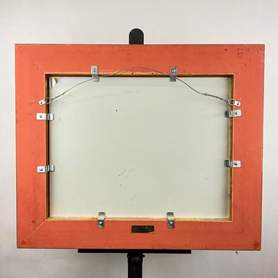 Sale Photo Thumbnail #348: Frame: 20" high x 24" wide
Art: 18" wide x 14" high
Not signed