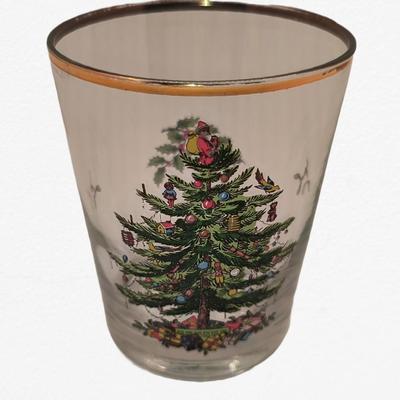 Glass with Christmas tree, 2