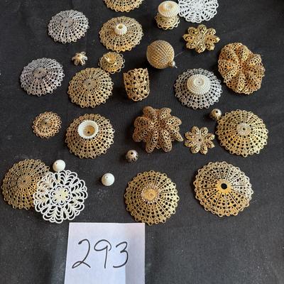 Metal Filigree Lot
