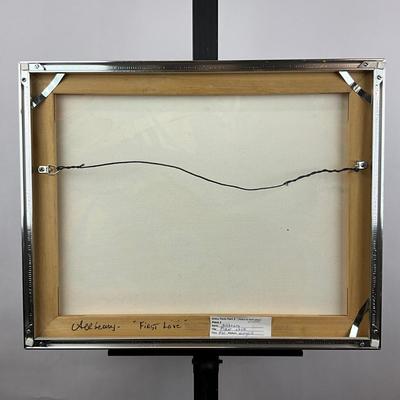 Sale Photo Thumbnail #362: Has metal silver frame
Frame: 16" high x 20" wide