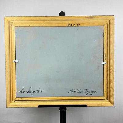 Sale Photo Thumbnail #371: Circa 2010
Art: 16" high x 20" wide 
Frame: 20.75" high x 24.75" wide