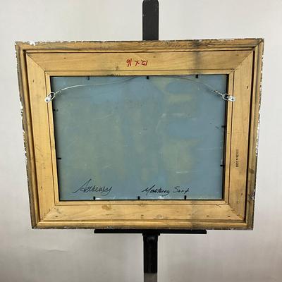 Sale Photo Thumbnail #374: Art: 16" high x 20" wide
Frame: 22" wide x 18" high