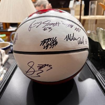 Arkansas Razorback Autographed Basketball