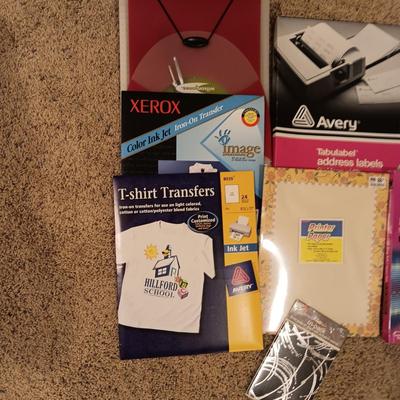 LABELS, IRON ON TRANSFERS, STATIONARY AND MORE
